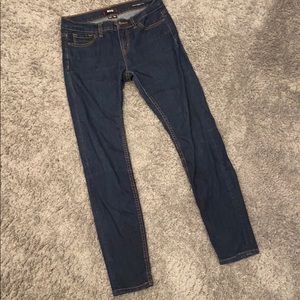 BDG Midrise Cigarette Ankle 28w Dark Jeans